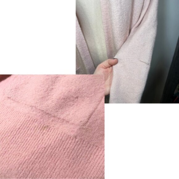 MADEWELL Pink Wool Alpaca Cardigan Size S - Picture 14 of 16
